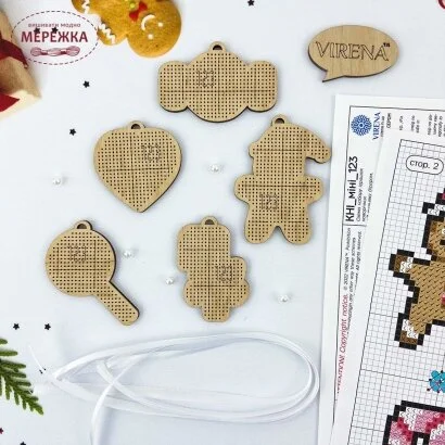 Фото VIRENA комплект новорічних іграшок КНІ_міні_123