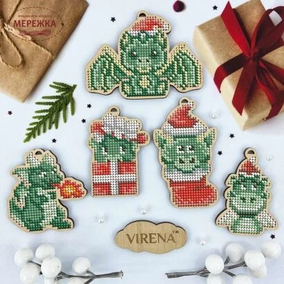Фото VIRENA комплект новорічних іграшок КНІ_міні_125