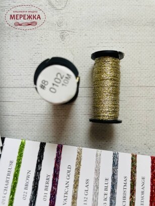 Нитка Kreinik Fine #8 Braid, 10 метрів B8-102 фото