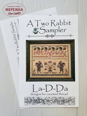 Схема для вишивання La-D-Da A Two Rabbit Sampler фото