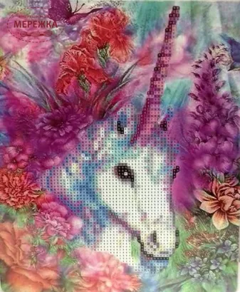 Фото набір алмазна техніка Єдиноріг