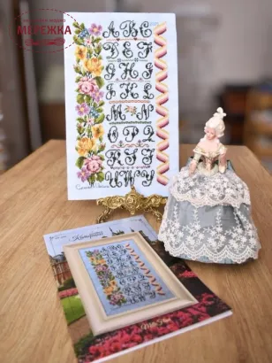 Фото Вікторія Попович Схема Catherine Alphabet Sampler (абетка Катерини) VP-055