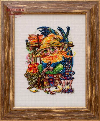 Фото Набір для вишивання хрестиком ВДВ Домовик М-0263