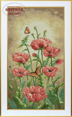 Фото Набір для вишивання ВДВ Маковий полудень М-0271