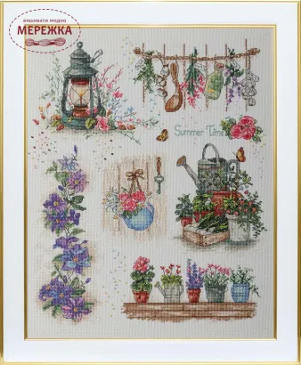 Фото Набір для вишивання хрестиком ВДВ Пахощі літа М-0297