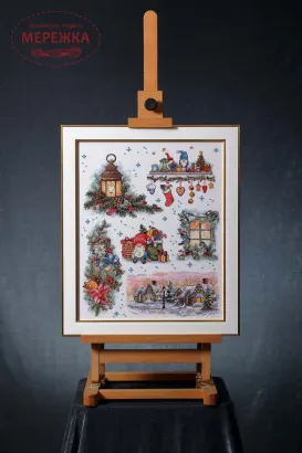 Фото Набір для вишивання хрестиком ВДВ Зимова казка М-0298