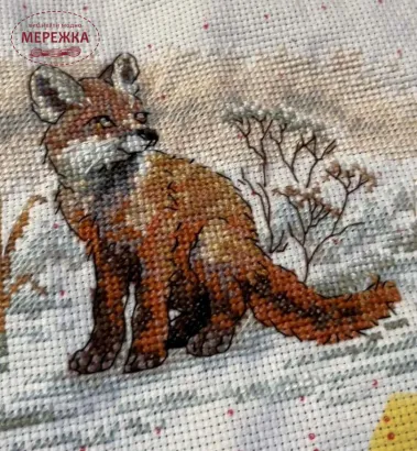 Фото Набір для вишивання хрестиком ВДВ Лісова малеча М-0324
