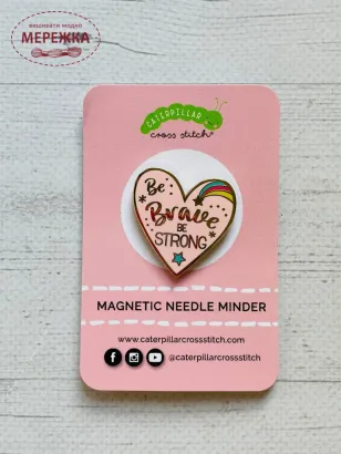 Фото магнітний тримач Будь сміливий, будь сильний