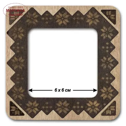 Фото П'яльця для вишивання WonderlandCrafts магнітні FLMP-030 (6*6 см)