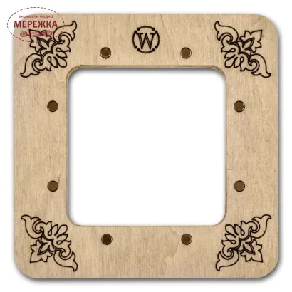 Фото П'яльця для вишивання WonderlandCrafts магнітні FLMP-030 (6*6 см)