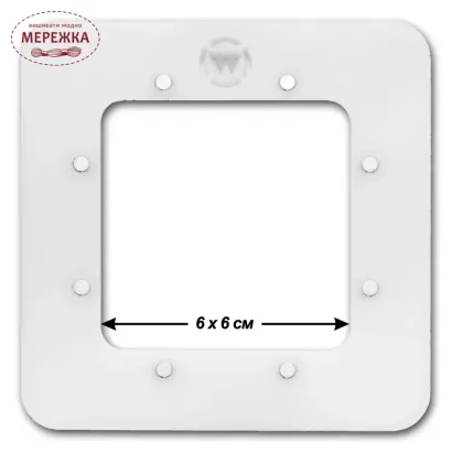 Фото П'яльця для вишивання WonderlandCrafts магнітні FLMP-036 (6*6 см)