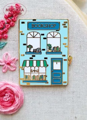 Фото Flamingo Toes Магнітний тримач для голок Bookshop