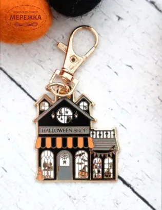 Фото Flamingo Toes Підвіска Halloween Shop Enamel Charm