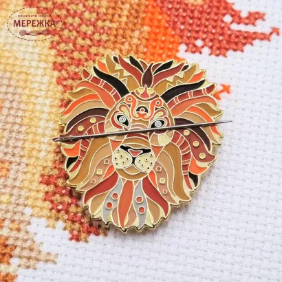 Фото Meloca Designs Магнітний тримач для голок Mandala Lion Needle Minder