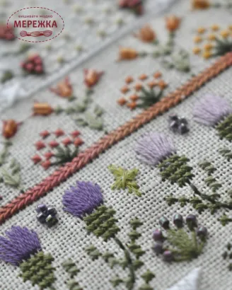 Фото Вікторія Попович Схема Marigolds (Чорнобривці)+пак бісеру та ниток (original) VP-048