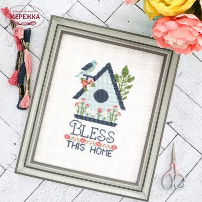 Фото Flamingo Toes Схема Bless this Home