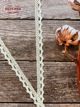 Фото мереживо біле 1,2 см.