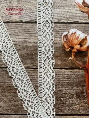 Фото мереживо біле 2,5 см.