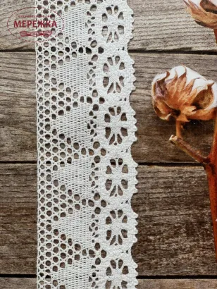 Фото мереживо біле 5,5 см.