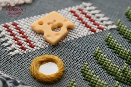 Фото Вікторія Попович Схема Among the mountains (Золото Карпат)+пак бісеру та комплект ниток (original) VP-042