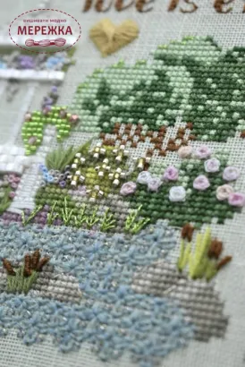 Фото Вікторія Попович Схема Love is Eternal (Любов вічна)+пак бісеру та пак ниток (original) VP-046