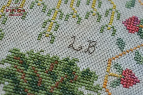 Фото Вікторія Попович Схема Anniversary sampler Victoria's Childhood (Дитинство Вікторії) VP-050