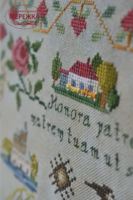 Фото Вікторія Попович Схема Anniversary sampler Victoria's Childhood (Дитинство Вікторії) VP-050