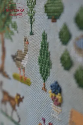 Фото Вікторія Попович Схема Anniversary sampler Victoria's Childhood (Дитинство Вікторії) VP-050