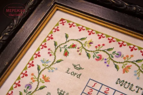 Hands Across the Sea Samplers Схема Multiply Kindness - A Multiplication Table Sampler