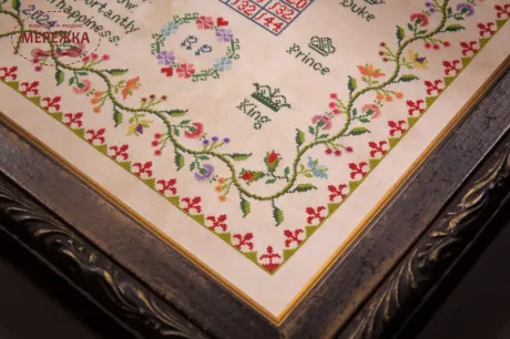 Hands Across the Sea Samplers Схема Multiply Kindness - A Multiplication Table Sampler