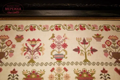 Фото Hands Across the Sea Samplers Схема Elizabeth Stephenson 1854 the 2025 Queen of the May