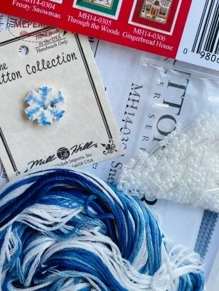 Фото Набір для вишивання Mill Hill Снігопад MH14-0303