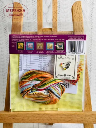 Набір для вишивання в змішаній техніці Mill Hill Курячий готель фотографія