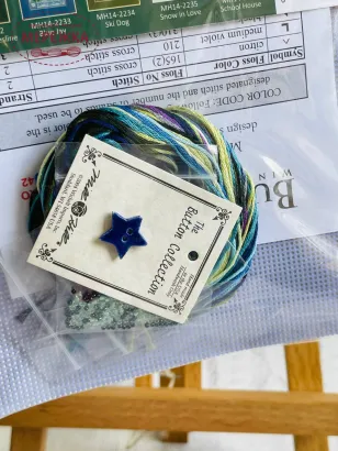 Набір для вишивання в змішаній техніці Mill Hill Полярне сяйво зображення