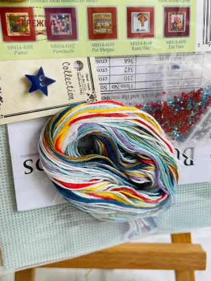 Набір для вишивання в змішаній техніці Mill Hill Літній бриз зображення