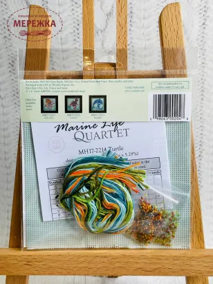 Набір для вишивання в змішаній техніці Mill Hill Черепаха фотографія