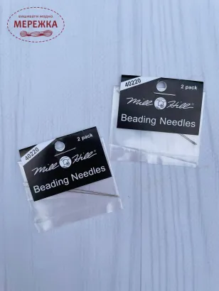 Голки Mill Hill №12 для бісеру 40220, 2 шт. фото