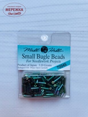 Фото Бісер Mill Hill Small Bugle Beads (стеклярус) 72045