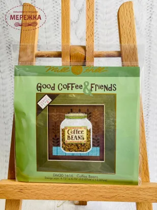 Набір для вишивання в змішаній техніці Mill Hill Кавові зерна фото