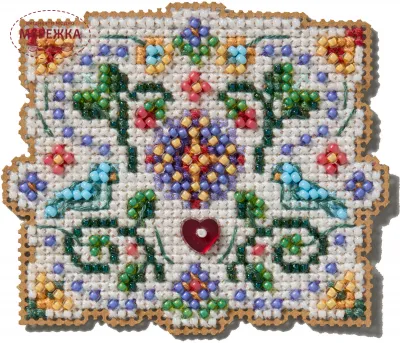 Фото Набір для вишивання в змішаній техніці  Mill Hill Народне мистецтво MH18-2513