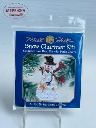 Фото Mill Hill Сніговик з зіркою MHSC29