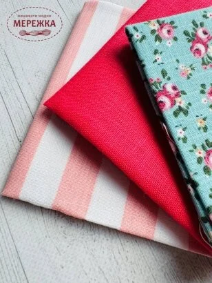 Фото Тканина декоративна, набір 3 кольори