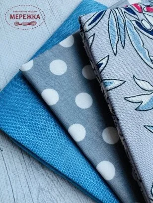 Фото Тканина декоративна, набір 3 кольори