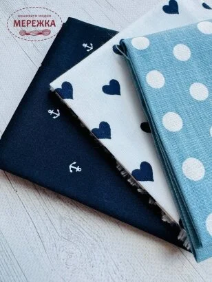 Фото Тканина декоративна, набір 3 кольори