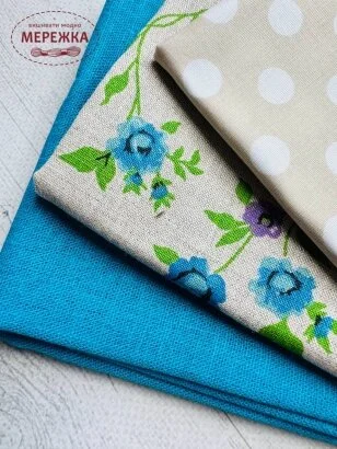 Фото Тканина декоративна, набір 3 кольори