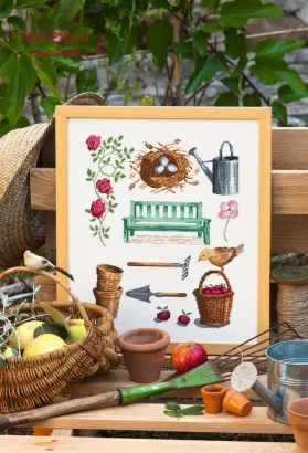 Фото Creation Point de Croix Журнал Special motifs floraux MOOK-SPM-FLEUR