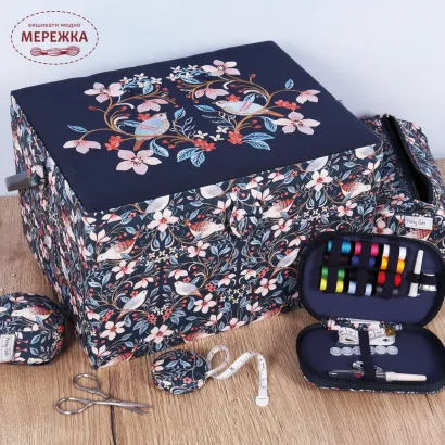 Фото Скринька для рукоділля Hobby Gift (L) Birds in bloom MRLE.670