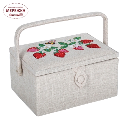 Фото Скринька для рукоділля Hobby Gift Strawberry MRME.642