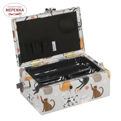 Фото Скринька для рукоділля Hobby Gift Small Sewing Box Cats MRSRF.665
