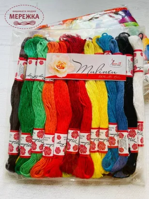 Фото набір муліне 25 шт.